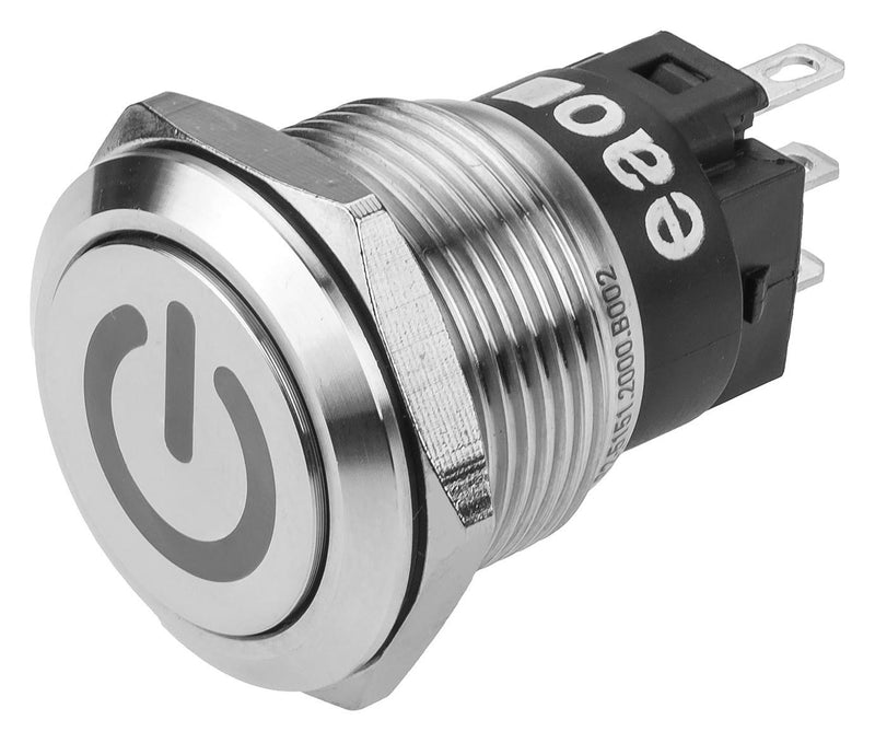 EAO 82-5151.2000.B002 82-5151.2000.B002 Vandal Resistant Switch Engraved Standby 82 19 mm Spdt Maintained Round Flush