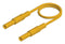 Hirschmann Test and Measurement 934076103 Lead 4mm Banana Plug Shrouded 1 kV 16 A Yellow 2 m
