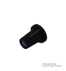 Multicomp CP-WB-D-3 CP-WB-D-3 Knob D Shaft 6 mm ABS (Acrylonitrile Butadiene Styrene) Round With Indicator Line 17