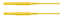 Schutzinger HSPL 8568 / AWG16 150 GE Test Lead 4mm Banana Plug Shrouded 6 kV 16 A Yellow 1.5 m