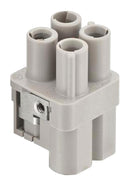 Harting 09120033151 Heavy Duty Connector Insert Han Q Series 4 Contacts 3A Receptacle