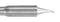 Pace 1131-0003-P1 Soldering Iron Tip 30&deg; Conical Bent 0.4 mm Width Accudrive Blue Series