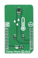 Mikroelektronika MIKROE-3331 Add-On Board Temp&Hum 9 Click SHTC3 Temperature/Humidity Sensor Mikrobus