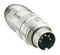 Lumberg 0331 05 Plug ACC. TO IEC 61076-2-106 IP 68 With Threaded Joint and Solder Terminals 23AH4173