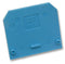 Weidmuller 029448 AP 029448 AP End / Intermediate Plate for Use With Modular Terminals Blue