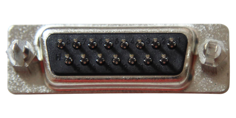 Amphenol Communications Solutions L717SDAH15POL2RM5 D Sub Connector Standard Plug SD Series 15 Contacts DA Solder