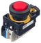 Idec CW1L-A2E10Q4R Illuminated Pushbutton Switch Flush Silhouette CW Series SPST-NO On-Off 10 A 120 V Red