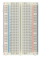 Global Specialties GS-400 Breadboard Solderless 400 Tie Points Plastic 83.82mm x 35.56mm