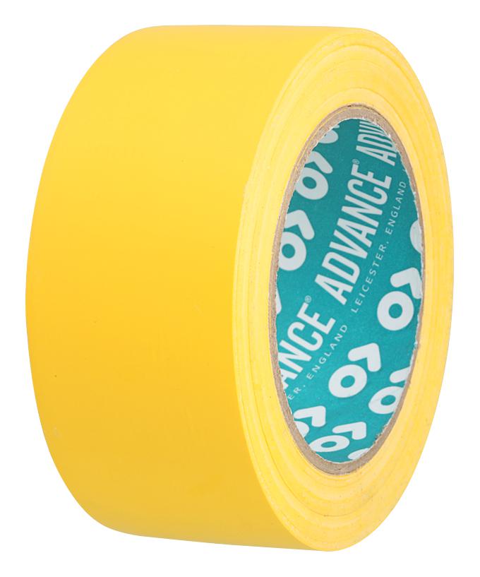 Advance Tapes AT8 YELLOW 33M X 50MM AT8 Yellow 50MM Hazard Warning Tape PVC (Polyvinyl Chloride) 50.8 mm x 33 m