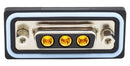 Norcomp CDFV3W3213L251 CDFV3W3213L251 Combination Layout D Sub Connector Nanook CDF Series DA-3W3 Receptacle 3 Contacts Power