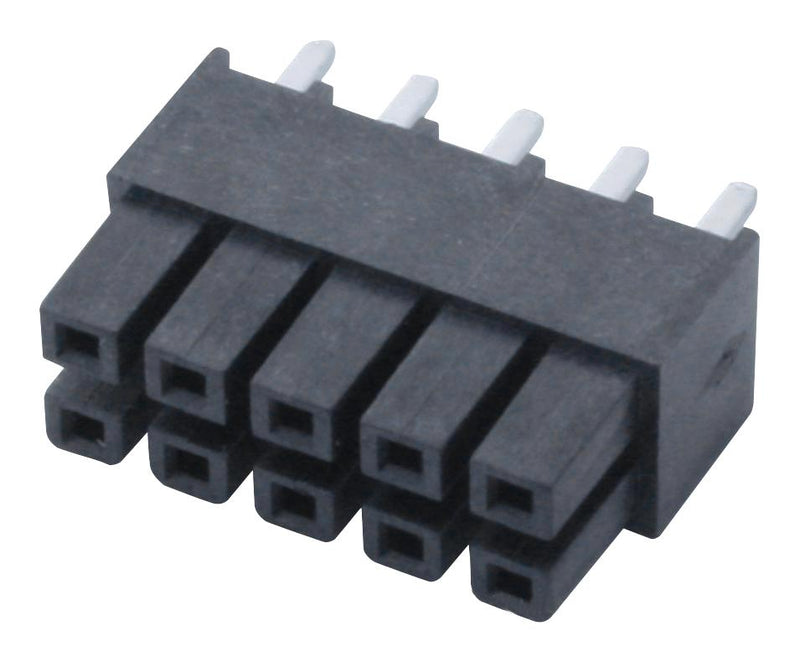 Samtec IPS1-105-01-L-D PCB Receptacle Power Terminal Board-to-Board 2.54 mm 2 Rows 10 Contacts Through Hole Mount