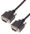 L-COM CSMNB9MM-15 Computer Cable D Subminiature Plug 9 Way 15 ft 4.6 m Black New