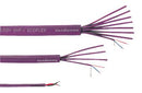 VAN DAMME 278-401-000 Multipair Screened Cable, Audio, Purple, 1 Pair, 24 AWG, 0.22 mm&sup2;, 328 ft, 100 m