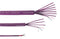 VAN DAMME 278-401-000 Multipair Screened Cable, Audio, Purple, 1 Pair, 24 AWG, 0.22 mm&sup2;, 328 ft, 100 m