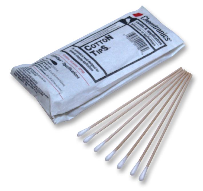 Chemtronics CT100 Cotton Swabs 100 Pack