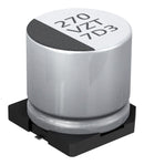Panasonic EEHZT1H121P Hybrid Aluminium Electrolytic Capacitor 120 &Acirc;&micro;F &plusmn; 20% 50 V Radial Can - SMD 0.023 ohm