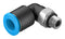 Festo 153335 Pneumatic Fitting Push-In L-Fitting M5 14 bar 6 mm PBT (Polybutylene Terephthalate) Qsml