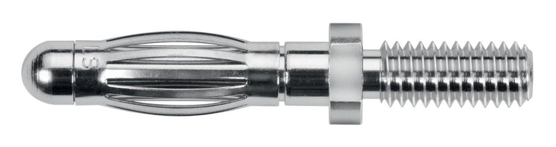 Schutzinger FK 1210 NI Banana Test Connector Plug Panel Mount 32 A 70 VDC Nickel Plated Contacts