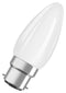 Ledvance 4058075590755 LED Light Bulb Frosted Candle B22d Warm White 2700 K Dimmable 300&deg; New