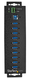 Startech HB30A10AME Hub 10 Port Industrial USB 3.0 Mains Powered