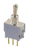 Nidec Copal Electronics ATE1G-2M3-10-Z Toggle Switch Subminiature Spdt Non Illuminated (On)-Off-(On) ATE Series Through Hole 50 mA