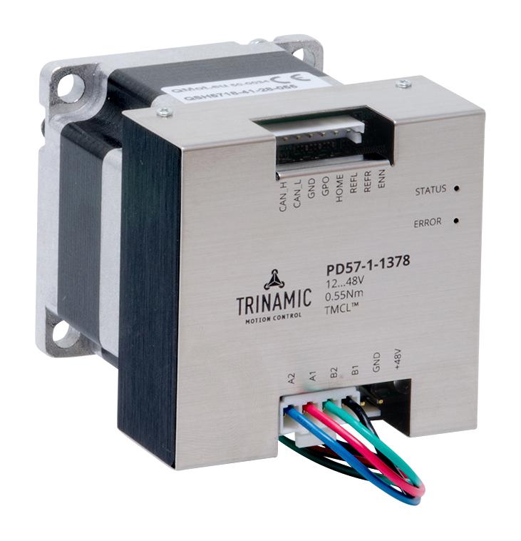 Trinamic / Analog Devices PD57-1-1378-TMCL Stepper Motor Unit 2-Phase 12 VDC to 52 3 A Pandrive PD57-1378 Series