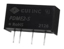 CUI PDME2-S24-D15-S Isolated Through Hole DC/DC Converter ITE 1:1 2 W Output 15 V 67 mA