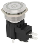 TE Connectivity AVH25MSSFE13121604 Vandal Resistant Switch AVH Series 25.2 mm Spdt Momentary Flat Natural