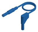 Hirschmann Test and Measurement 934084102 Lead 4mm Banana Plug Shrouded Right Angle Stackable 1 kV 16 A