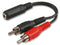 PRO Signal PSG00183 PSG00183 3.5mm Stereo Jack Socket to 2x Phono (RCA) Plugs Adaptor Lead