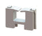 Essentra Components EWSE-8.1-01 EWSE-8.1-01 Wire Saddle Nylon 6.6 Natural