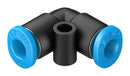 Festo QSML-4 Pneumatic Fitting Push-In L-Fitting 14 bar 4 mm PBT (Polybutylene Terephthalate) Qsml