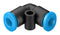 Festo QSML-4 Pneumatic Fitting Push-In L-Fitting 14 bar 4 mm PBT (Polybutylene Terephthalate) Qsml