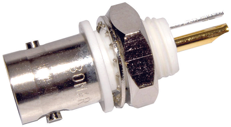 Bomar Interconnect 326R515 326R515 RF/COAXIAL BNC Bulkhead Jack Straight Solder
