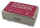 TRACOPOWER THD 10-2411 Isolated Board Mount DC/DC Converter, Metal Case, Fixed, 1 Output, 18 V, 36 V, 10 W, 5.1 V
