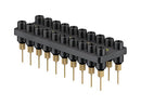 Staubli 63.9363-21 IC &amp; Component Socket 20 Contacts Strip 5.8 mm 12
