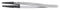 IDEAL-TEK 272CFR.SA.1 Tweezer General Purpose Straight Flat Square Polyamide Tip 130 mm Length