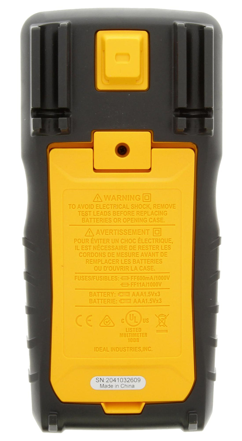 Ideal 61-347 61-347 Multimeter Hand Held Auto 6000 Count