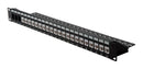 Secomp 26.11.0357 Patch Panel Keystone 24 Ports Cat6