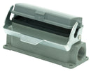 Multicomp PRO MP009421 Heavy Duty Connector Base Bulkhead Mount Side Entry Aluminium Body 1 Lever 24B