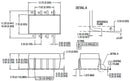 Murata Power Solutions NTE0509MC Isolated Surface Mount DC/DC Converter Miniature ITE 1:1 1 W Output 9 V 111 mA