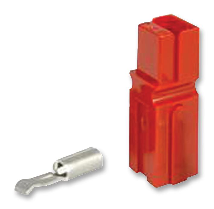 ANDERSON POWER PRODUCTS 1330 Rectangular Connector, PP30 Powerpole Series, 1 Contacts, Plug, Crimp, 1 Row