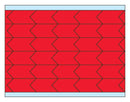 Brady DIA-250-RD-PK DIA-250-RD-PK Label Vinyl Cloth 6.35MMX3.175MM RED