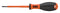 Klein Tools 32228INS Screwdriver Slotted VDE 2.5 mm Tip 75 Blade 180 Overall Series