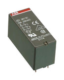 ABB 1SVR405601R7000 Power Relay Interface Dpdt 110 VAC 8 A CR-P Series Socket Non Latching