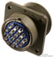 AMPHENOL INDUSTRIAL MS3102A22-14P Circular Connector, MIL-DTL-5015 Series, Box Mount Receptacle, 19 Contacts, Solder Pin, Threaded