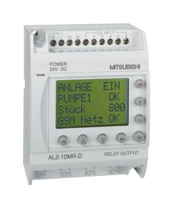 Mitsubishi AL2-10MR-D AL2-10MR-D Process Controller 10I/O 24VDC