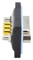 Norcomp CDFV3W3213L451 CDFV3W3213L451 Combination Layout D Sub Connector Nanook CDF Series DA-3W3 Receptacle 3 Contacts Power