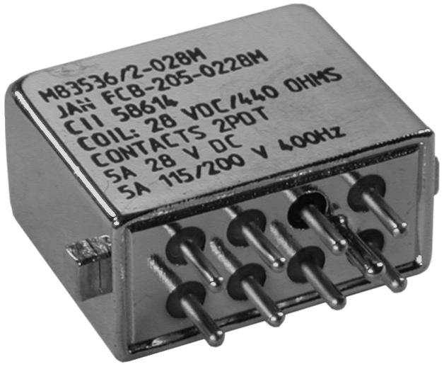 CII - TE Connectivity FCB-205-0119M FCB-205-0119M Relay Dpdt 6VDC 5A