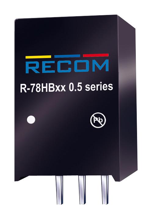 Recom Power R-78HB15-0.5 DC/DC Converter ITE 1 Output 7.5 W 15 V 500 mA R-78HB Series